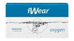 iWear® oxygen astigmatism Monatslinsen Torisch 6 Stück Kontaktlinsen; contact lenses; Kontaktlinsen