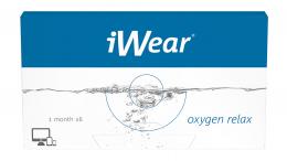 iWear® oxygen relax Monatslinsen Sphärisch 6 Stück Kontaktlinsen; contact lenses; Kontaktlinsen
