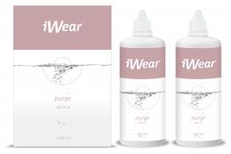 iWear purge 2x380ml All-in-One Pflege Doppelpack 760 ml Kontaktlinsen-Pflegemittel; -Flüssigkeit; -Lösung; -Reinigungsmittel; Kontaktlinsen