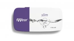 iWear® Slim Tageslinsen Sphärisch 30 Stück Kontaktlinsen; contact lenses; Kontaktlinsen; Black Friday