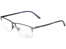 JAGUAR 33619 6500 Metall Rechteckig Grau/Grau Brille online; Brillengestell; Brillenfassung; Glasses; auch als Gleitsichtbrille