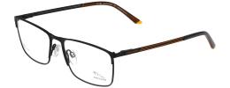 JAGUAR 33629 6100 Metall Rechteckig Schwarz/Schwarz Brille online; Brillengestell; Brillenfassung; Glasses; auch als Gleitsichtbrille
