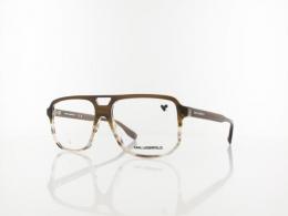 Karl Lagerfeld KL6156 246 58 brown striped brown