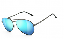KING KEROSIN® | KK240 - laser blue  Sonnenbrille, UV400 Schutzfilter