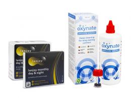 Lenjoy Monthly Day & Night (9 Linsen) + Oxynate Peroxide 380 ml mit Behälter Marke Lenjoy Kontaktlinsen, Kat: Monatslinsen, Lieferzeit 3 Tage - jetzt kaufen.