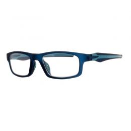 Lesebrille im Sport-Look blau