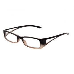 Lesebrille in Two-Tone Optik schwarz orange