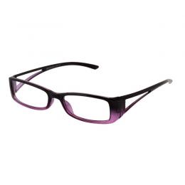 Lesebrille in Two-Tone Optik schwarz violett