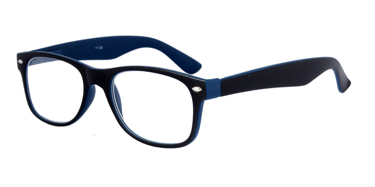 Lesebrille NERDY schwarz blau