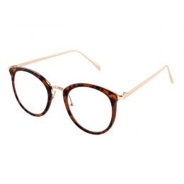 Lesebrille TCU353 demi braun goldfarben