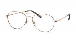 MARC O'POLO Eyewear 502125 235415 Metall Rund Braun/Braun Brille online; Brillengestell; Brillenfassung; Glasses; auch als Gleitsichtbrille