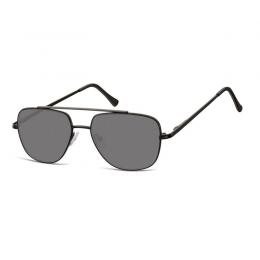 Metall Sonnenbrille mit Flexbgel schwarz