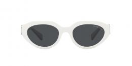 Michael Kors EMPIRE OVAL 0MK2192 310087 Kunststoff Rund Oval Weiss/Weiss Sonnenbrille mit Sehstärke, verglasbar; Sunglasses; auch als Gleitsichtbrille