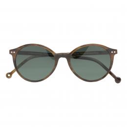 monkeyglasses® Pax 38 polarisiert Kunststoff Rund Braun/Havana Sonnenbrille, Sunglasses; Black Friday