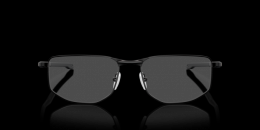 Oakley ADDAMS 0OX3012 301201 Metall Rechteckig Schwarz/Schwarz Brille online; Brillengestell; Brillenfassung; Glasses; auch als Gleitsichtbrille