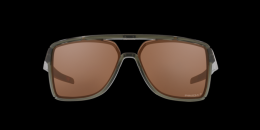 Oakley CASTEL 0OO9147 914704 polarisiert Kunststoff Rechteckig Grün/Grün Sonnenbrille mit Sehstärke, verglasbar; Sunglasses; auch als Gleitsichtbrille