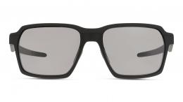 Oakley PARLAY 0OO4143 414304 polarisiert Kunststoff Rechteckig Schwarz/Schwarz Sonnenbrille, Sunglasses; auch als Gleitsichtbrille; Black Friday