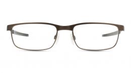 Oakley STEEL PLATE 0OX3222 322202 Metall Rechteckig Grau/Grau Brille online; Brillengestell; Brillenfassung; Glasses; auch als Gleitsichtbrille