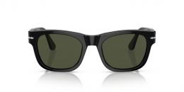 Persol 0PO3269S 95/31 Kunststoff Rechteckig Schwarz/Schwarz Sonnenbrille mit Sehstärke, verglasbar; Sunglasses; auch als Gleitsichtbrille