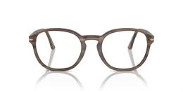 Persol 0PO3343V 1208 Kunststoff Panto Braun/Braun Brille online; Brillengestell; Brillenfassung; Glasses; auch als Gleitsichtbrille