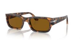 Persol 0PO3347S 121033 Kunststoff Rechteckig Havana/Havana Sonnenbrille, Sunglasses