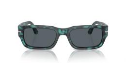 Persol 0PO3347S 1211R5 Kunststoff Rechteckig Blau/Havana Sonnenbrille, Sunglasses