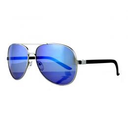 Pilotenbrille mit blau verspiegelten Glsern