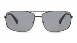 Polaroid PLD 2101/S KJ1 polarisiert Metall Rechteckig Grau/Grau Sonnenbrille, Sunglasses