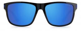 Polaroid PLD 2123/S D51 polarisiert Kunststoff Panto Schwarz/Schwarz Sonnenbrille, Sunglasses