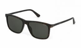 Police ORIGINS 47 SPLE05 722 Kunststoff Panto Havana/Braun Sonnenbrille mit Sehstärke, verglasbar; Sunglasses; auch als Gleitsichtbrille