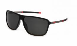 Police SOLSTICE 4 SPLL15 U28P polarisiert Kunststoff Panto Schwarz/Schwarz Sonnenbrille mit Sehstärke, verglasbar; Sunglasses; auch als Gleitsichtbrille