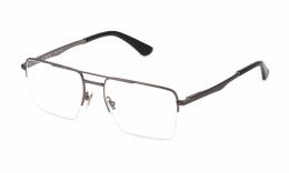 Police VPLG71 0509 Metall Rund Oval Grau/Grau Brille online; Brillengestell; Brillenfassung; Glasses; auch als Gleitsichtbrille