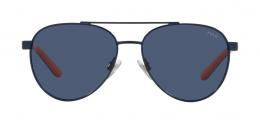 PoloPrep 0PP9001 925980 Metall Pilot Blau/Blau Sonnenbrille mit Sehstärke, verglasbar; Sunglasses