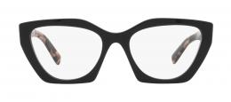 Prada 0PR 09YV 21B1O1 Kunststoff Schmetterling / Cat-Eye Schwarz/Schwarz Brille online; Brillengestell; Brillenfassung; Glasses; auch als Gleitsichtbrille