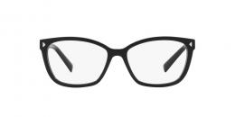 Prada 0PR 15ZV 1AB1O1 Kunststoff Rechteckig Schwarz/Schwarz Brille online; Brillengestell; Brillenfassung; Glasses; auch als Gleitsichtbrille