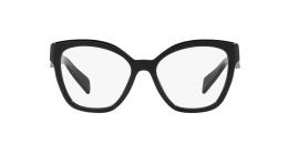 Prada 0PR 20ZV 16K1O1 Kunststoff Irregular Schwarz/Schwarz Brille online; Brillengestell; Brillenfassung; Glasses; auch als Gleitsichtbrille