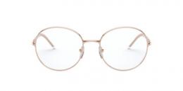 Prada 0PR 55WV SVF1O1 Metall Rund Rosa/Goldfarben Brille online; Brillengestell; Brillenfassung; Glasses; auch als Gleitsichtbrille