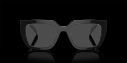 Prada 0PR A03V 16K1O1 Kunststoff Irregular Schwarz/Schwarz Brille online; Brillengestell; Brillenfassung; Glasses; auch als Gleitsichtbrille