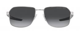 Prada Linea Rossa 0PS 54WS 1BC06G polarisiert Metall Rechteckig Silberfarben/Silberfarben Sonnenbrille mit Sehstärke, verglasbar; Sunglasses; auch als Gleitsichtbrille