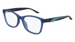 PUMA PJ0054O 002 Kunststoff Eckig Blau/Blau Brille online; Brillengestell; Brillenfassung; Glasses