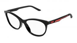 PUMA PJ0062O 001 Kunststoff Schmetterling / Cat-Eye Schwarz/Schwarz Brille online; Brillengestell; Brillenfassung; Glasses