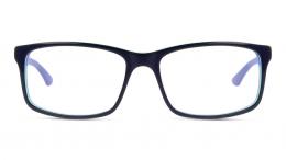 PUMA PU0074O 006 Kunststoff Rechteckig Blau/Grün Brille online; Brillengestell; Brillenfassung; Glasses; auch als Gleitsichtbrille