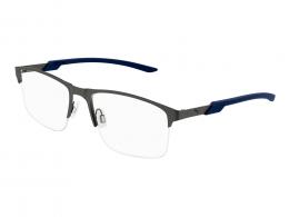 PUMA PU0383O 002 Metall Eckig Grau/Grau Brille online; Brillengestell; Brillenfassung; Glasses; auch als Gleitsichtbrille