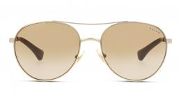 Ralph Lauren 0RA4135 911613 Metall Rund Goldfarben/Goldfarben Sonnenbrille mit Sehstärke, verglasbar; Sunglasses; auch als Gleitsichtbrille