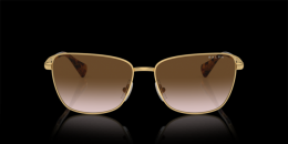Ralph Lauren 0RA4143 900413 Metall Schmetterling / Cat-Eye Goldfarben/Goldfarben Sonnenbrille, Sunglasses
