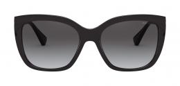 Ralph Lauren 0RA5265 575225 Kunststoff Schmetterling / Cat-Eye Schwarz/Schwarz Sonnenbrille mit Sehstärke, verglasbar; Sunglasses; auch als Gleitsichtbrille