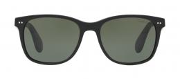 Ralph Lauren 0RL8162P 500152 Kunststoff Panto Schwarz/Schwarz Sonnenbrille mit Sehstärke, verglasbar; Sunglasses; auch als Gleitsichtbrille