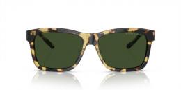 Ralph Lauren 0RL8203QU 500471 Kunststoff Rechteckig Havana/Havana Sonnenbrille mit Sehstärke, verglasbar; Sunglasses; auch als Gleitsichtbrille