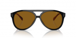Ralph Lauren THE CRUISER 0RL8211U 500133 Kunststoff Pilot Schwarz/Schwarz Sonnenbrille mit Sehstärke, verglasbar; Sunglasses; auch als Gleitsichtbrille