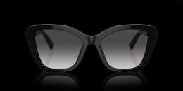 Ralph Lauren THE ISABEL 0RL8216U 50018G Kunststoff Schmetterling / Cat-Eye Schwarz/Schwarz Sonnenbrille mit Sehstärke, verglasbar; Sunglasses; auch als Gleitsichtbrille